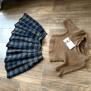 COPY - Zara top and skirt  set